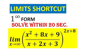 LIMITS SUPER TRICK //JEE//NDA//NA//CETs//AIRFORCE PART 2 STUDY BUDDY
