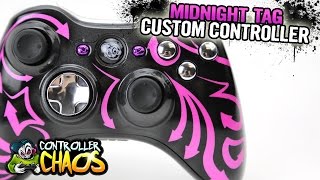 Celebrity Modded Xbox 360 Controller - Xbox 360 Midnight Tag - Controller Chaos Profile