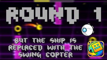 Round 1 but the ship is replaced with the swing copter