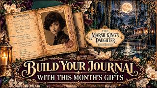 Journal Gift and Tutorial , 1869 Lousiana Bayou Inspired Journal Collection.  Cover and Binding l