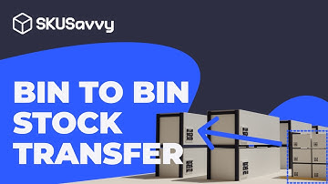 Transfer Inventory Between Two Bin Locations | SKUSavvy Tutorial