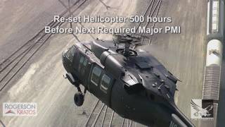 Rogerson KRATOS' Sikorsky UH-60A Black Hawk completing first flight 2017