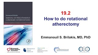 19.2 Rotational atherectomy: Manual of PCI
