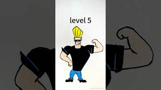 johnny bravo level up draw #drawing #draw #levelup #cartoon #cute #johnnybravo #cartoonnetwork