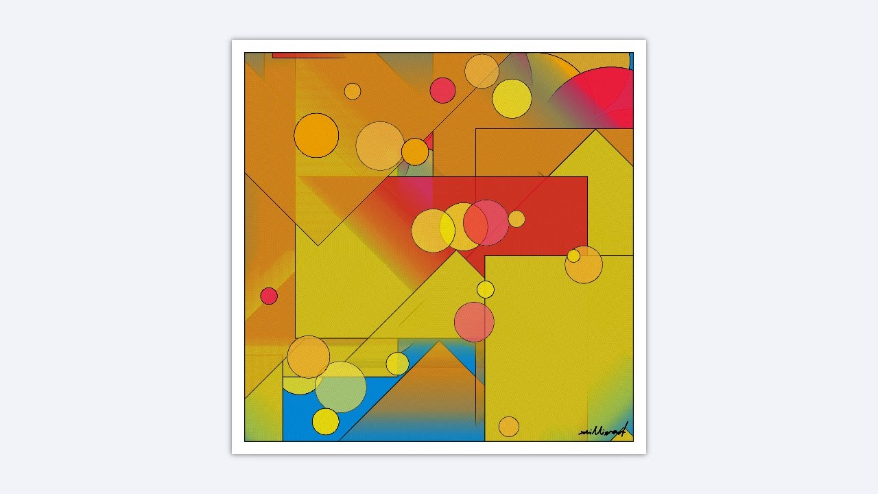 X Million Art #15 - Unique Generative Art NFT @ xmillionart