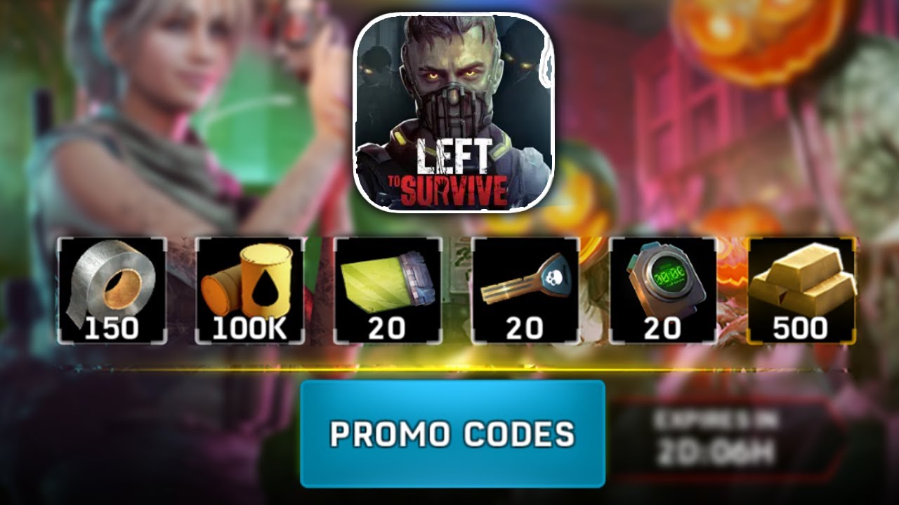 Left To Survive Promo Codes NEW Left To Survive Codes YouTube