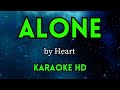 Alone  heart karaoke