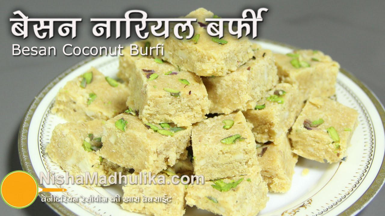 Besan Coconut Barfi