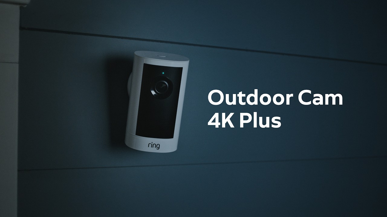 New Ring Outdoor Cam 4K Plus | Retinal 4K, Night Vision, and 3D Motion Detection