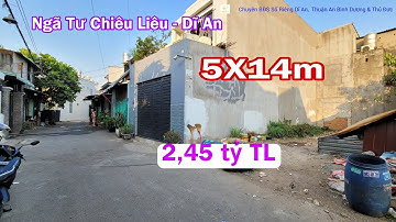 Bán Đất Dĩ An (1232) 5X14m Đường Thông Ngã Tư Chiêu Liêu, Hoàng Hải BĐS