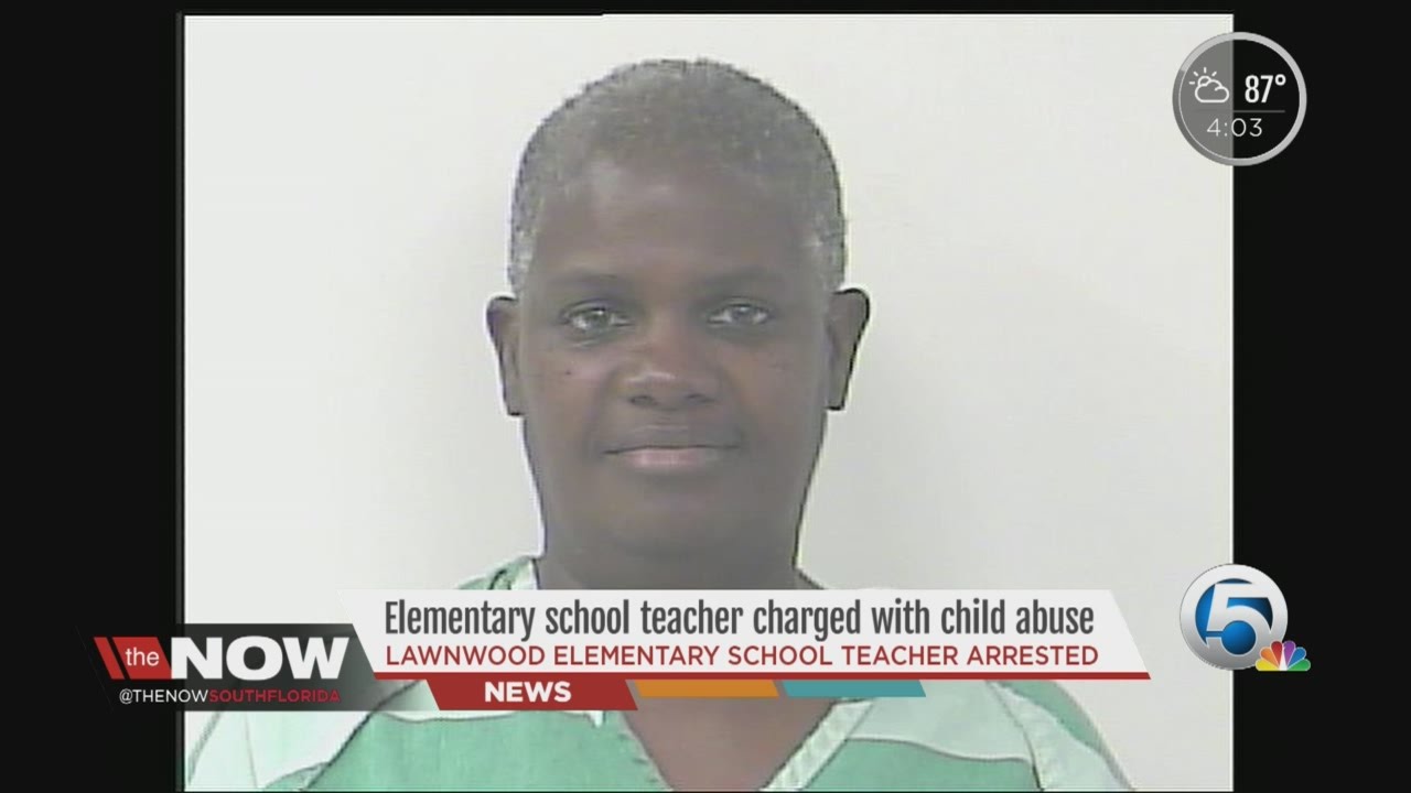 Elementary school teacher charged with child abuse - YouTube