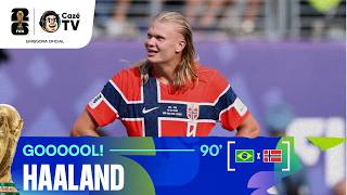 GOL DA NORUEGA! HAALAND FAZ O SEGUNDO CONTRA O BRASIL NAS OITAVAS DE FINAL DA COPA DO MUNDO