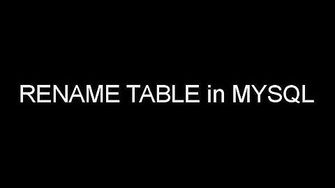 Rename table in mysql | Change table name in mysql | mysql tutorials in hindi #05