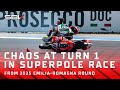 SUPERPOLE DRAMA 💥 Bulega &amp; Bassani out at Turn 1! 😱  | 2025 #EmiliaRomagnaWorldSBK 🇮🇹