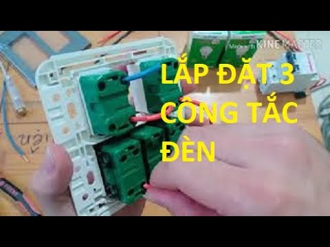 Video Cách đấu 3 công tắc và 2 ổ cắm điện Panasonic | Đại lý... - youtube