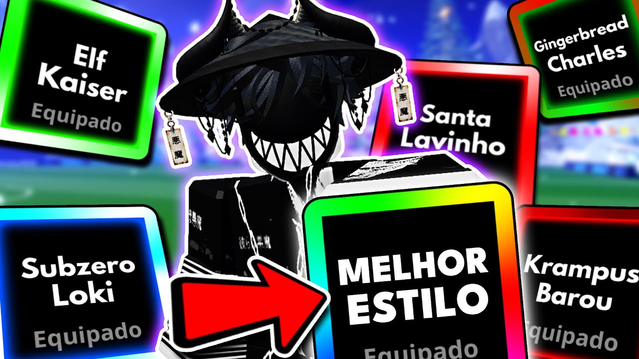 Qual é o MELHOR ESTILO de NATAL do BLUE LOCK RIVALS?