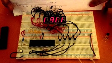 Letrero con Display de 7 segmentos y PIC16F877A