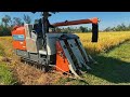 Harvest Rice With Kubota SR45 - Amazing Modern Asia Agriculture Technology