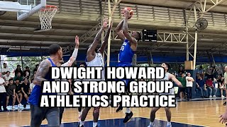 Dwight Howard, Andre Roberson, Andray Blatche practing with Strong Group Athletics