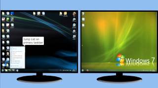 Pin and Jump Lists on Multiple Monitors