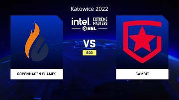 🔴  [ RU ] Gambit vs Copenhagen Flames BO3 | IEM Katowice 2022