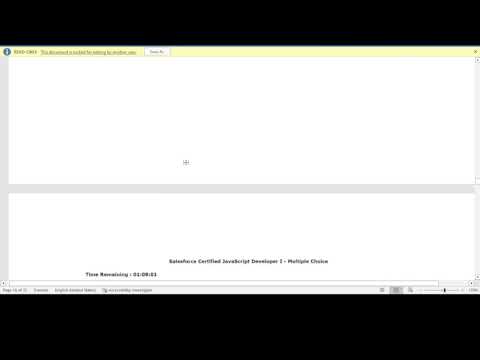 Salesforce Javascript Developer-1 2023 exam questions