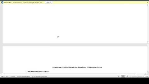 Salesforce Javascript Developer-1 2023 exam questions