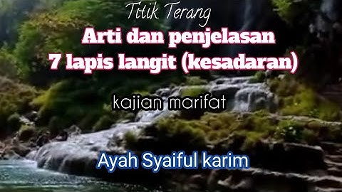Puncak kesadaran tertinggi (Sidratul muntaha) dan 7 lapis langit, Bukan di sana tapi di sini