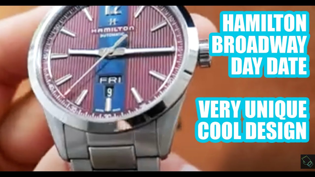 SWAG Broadway Hamilton Handsome One 【限定】 Hamilton Broadway Automatic Day Date 42mm - YouTube