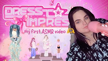 my first ASMR video💓 