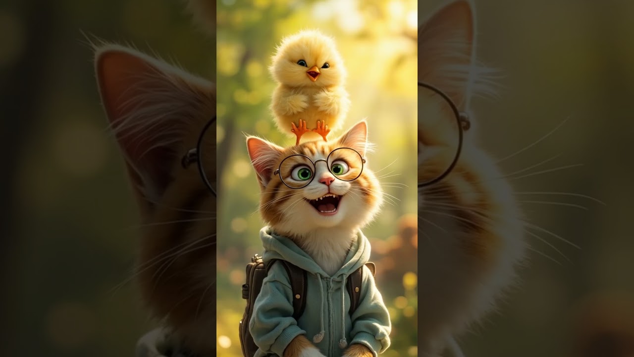 Hero Cat Saves Friend