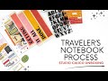 Travelers notebook layout 2024  dt studio calico simply the best kit unboxing