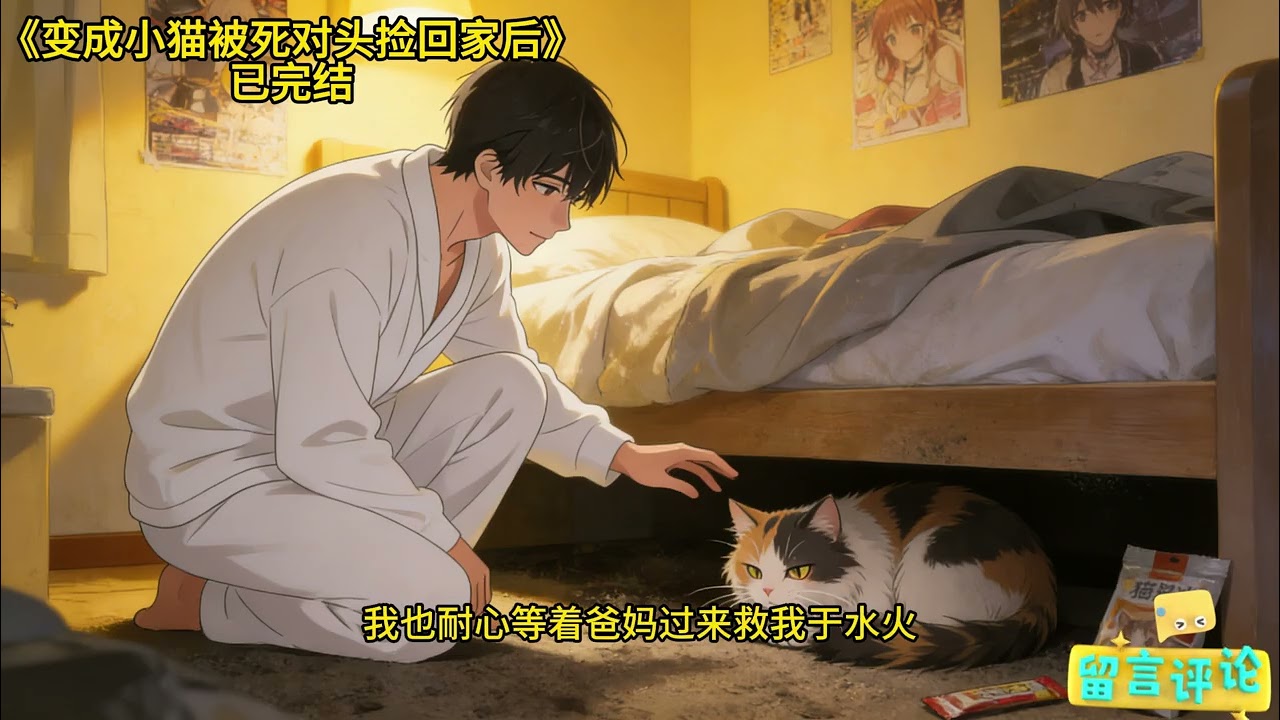 变成小猫被死对头捡回家后