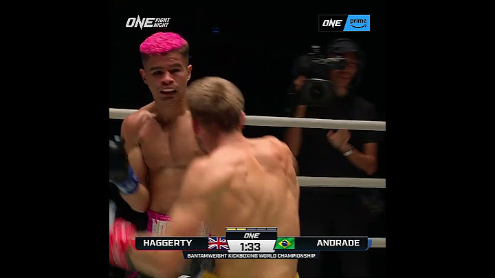 TWO-SPORT WORLD CHAMPION 🏆🏆 Jonathan Haggerty KOs Fabricio Andrade!