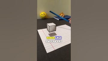 Wow! Kubus Ini Melayang Seperti Sulap! | Teknologi 3D Terbaru 🤯#automobile #deadpooldance #3d
