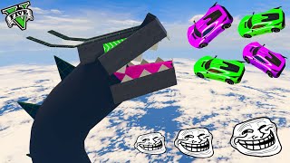 GTA 5 ONLINE 🐷 TROLL BOX AND GIANT DRAGON!!! 🐷 COME ON!!