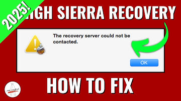 [FIXED] The Recovery Server Could Not Be Contacted Error! High Sierra Internet Recovery Error