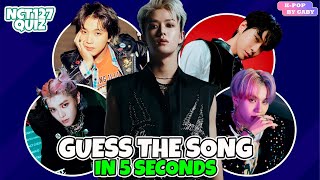 GUESS THE NCT 127 SONG IN 5 SECONDS | KPOP GAME | NCT 127 QUIZ