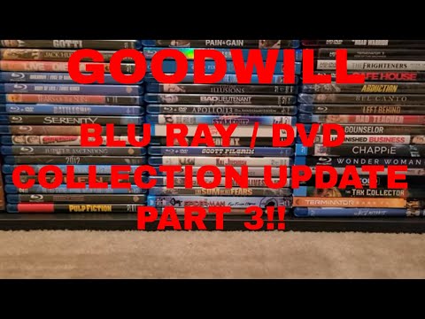 GOODWILL BLU RAY AND DVD MOVIE COLLECTION UPDATE! PT. 3 FREE IS FOR ME