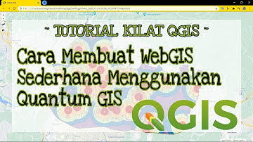 [TUTORIAL QGIS] Cara Membuat WebGIS Sederhana Dengan Cepat dan Mudah
