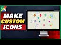 How to change list icon in google maps 2024