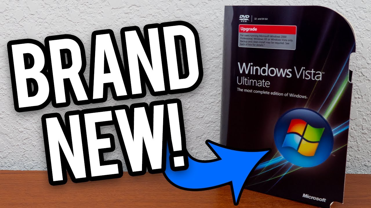 15 Years of Windows Vista - Unboxing a BRAND NEW Copy!
