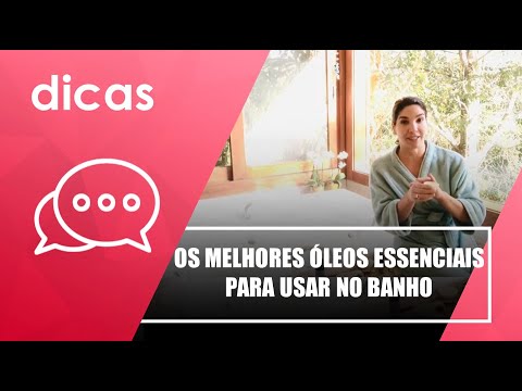 Vídeo: Óleos Essenciais De Banho