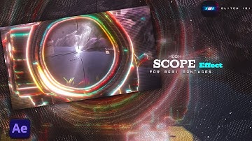 // How To Create Neon Scope Effect In After Effects // Ft @Subh-r4y