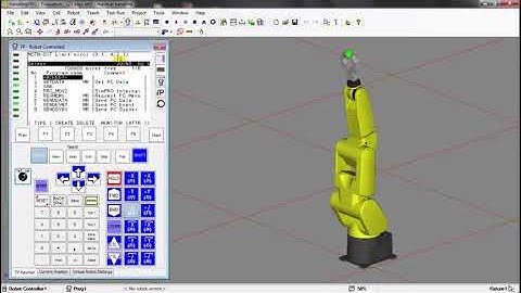 FANUC Roboguide - Joint Jogging by Teach pendant