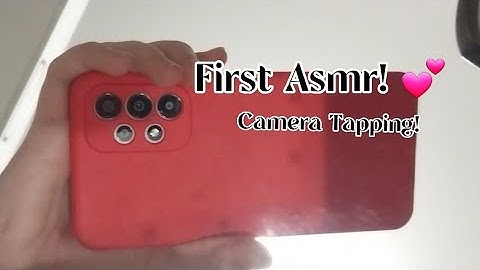 My First ASMR! Camera Tapping 💅 (no talking)