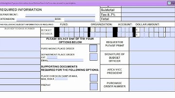 Purchase Requisition