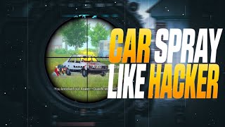 CAR SPRAY LIKE HACKER😍🥵|BGMI MONTAGE|GODLRAJ GAMING|