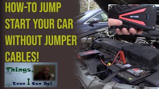 Jump Start w/ Portable Battery Pack: How-to Quick Version