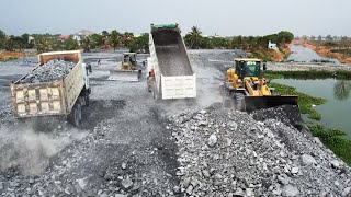 Incredible! Wheels Loader SDLG, a lot of Heavy Loading SACHMAN Dump Trucks and Monster Komatsu Dozer by CC Heavy Equipment 4,277 views 4 weeks ago 1 hour, 2 minutes
